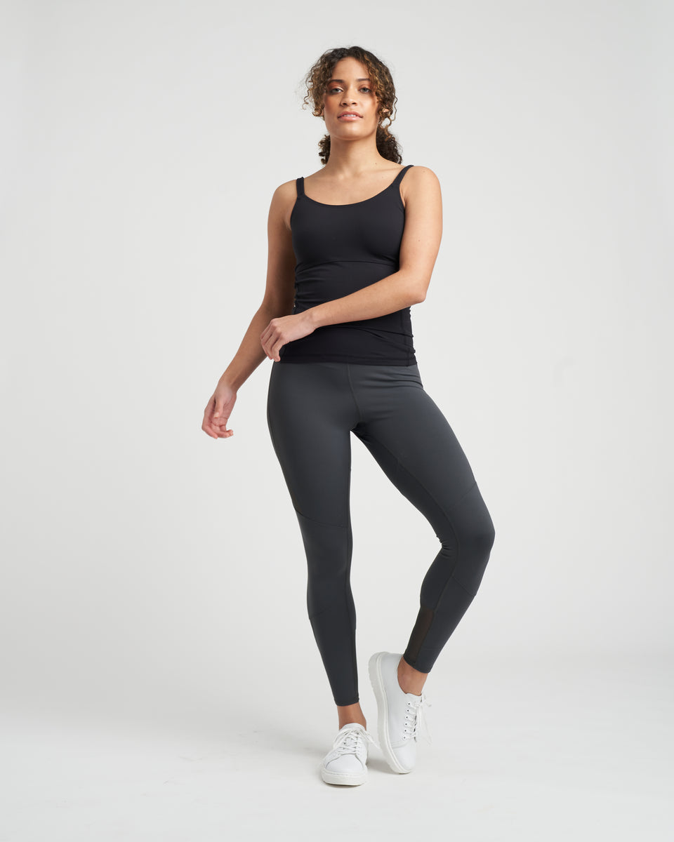 Danica Mesh Legging - Black Sand Zoom image 2