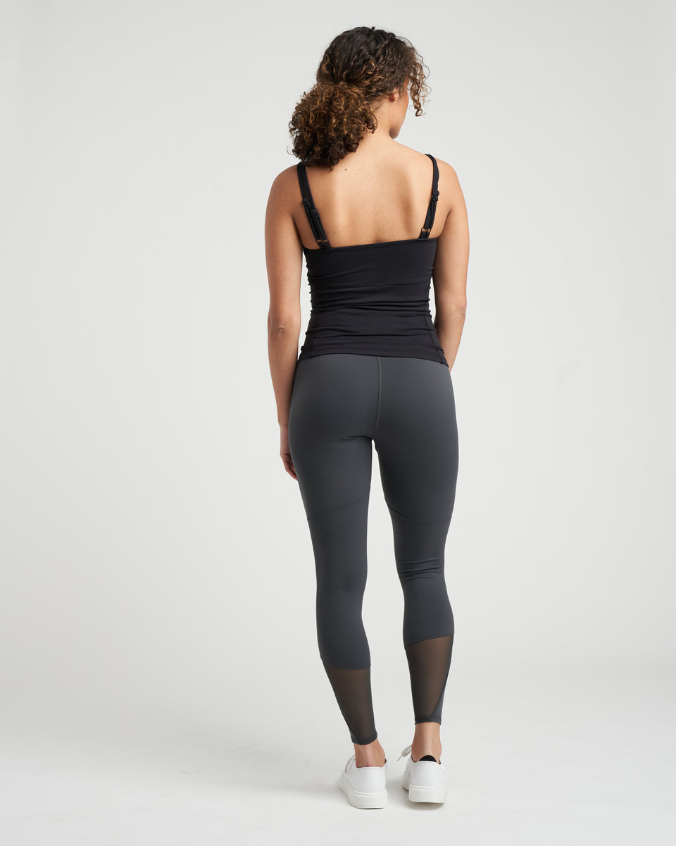 Danica Mesh Legging - Black Sand Zoom image 5