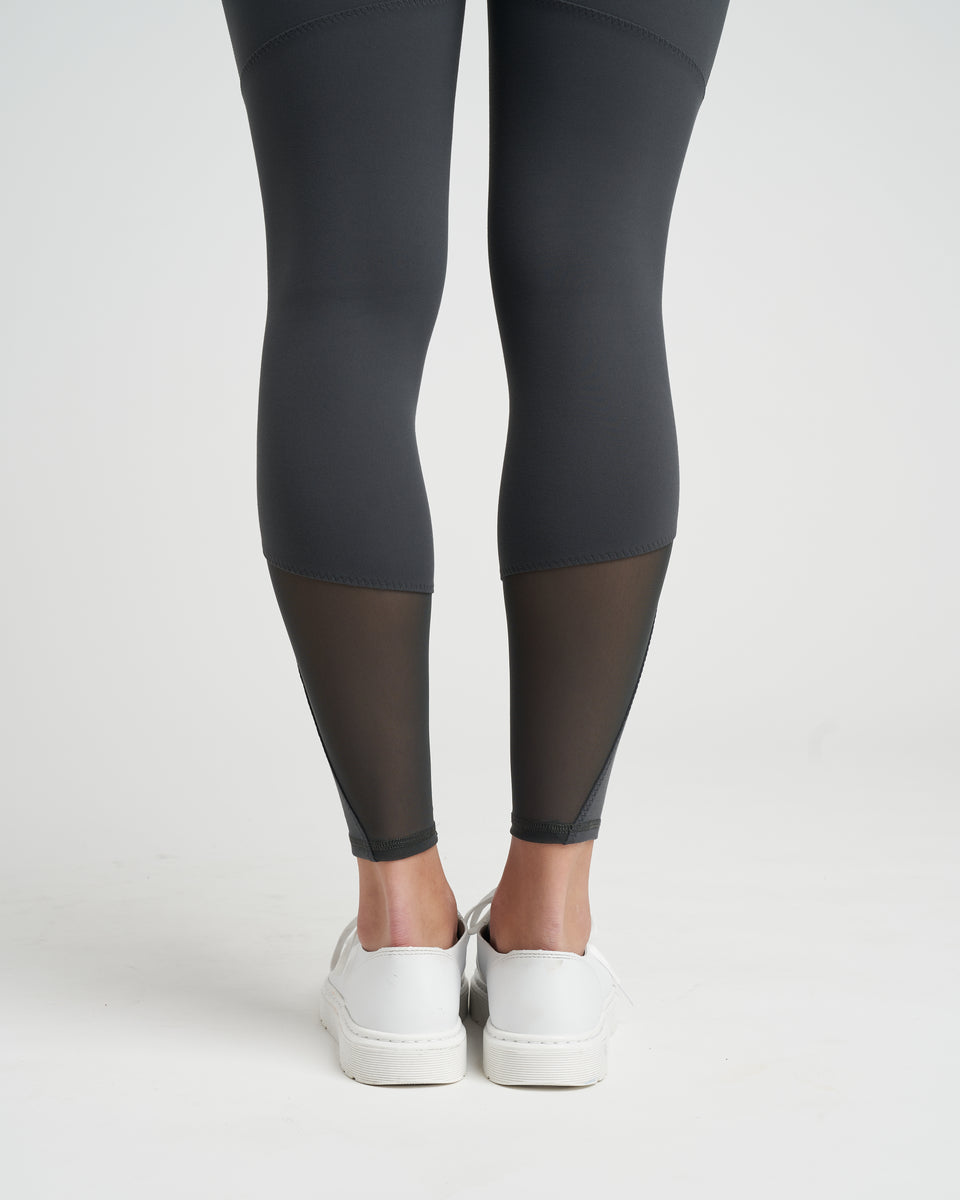 Danica Mesh Legging - Black Sand Zoom image 1