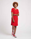 Halie T-Shirt Dress - Red thumbnail 2