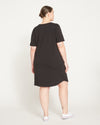 Halie T-Shirt Dress - Black thumbnail 4
