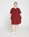 Halie T-Shirt Dress - Brick Red thumbnail 0