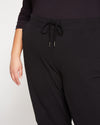 Peachy Terry Drawstring Jogger - Black thumbnail 2