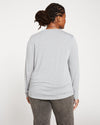 Layer Me Henley Tee - Grey Sky thumbnail 4