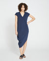 Iconic Geneva V-Neck Dress - Midnight thumbnail 0