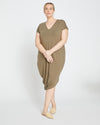 Iconic Geneva V-Neck Dress - Crocodile thumbnail 0