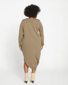 Iconic Long Sleeve V-Neck Geneva Dress - Crocodile thumbnail 4