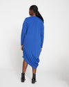 Iconic Long Sleeve V-Neck Geneva Dress - Lapis thumbnail 3