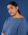 Bella Boatneck Tee - Light Blue thumbnail 2