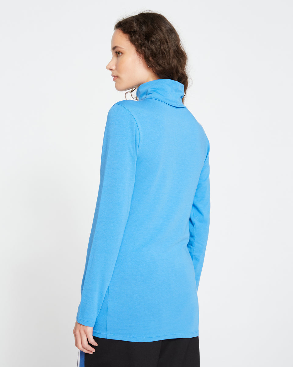 Close Fit Turtleneck - Cobalt Zoom image 3