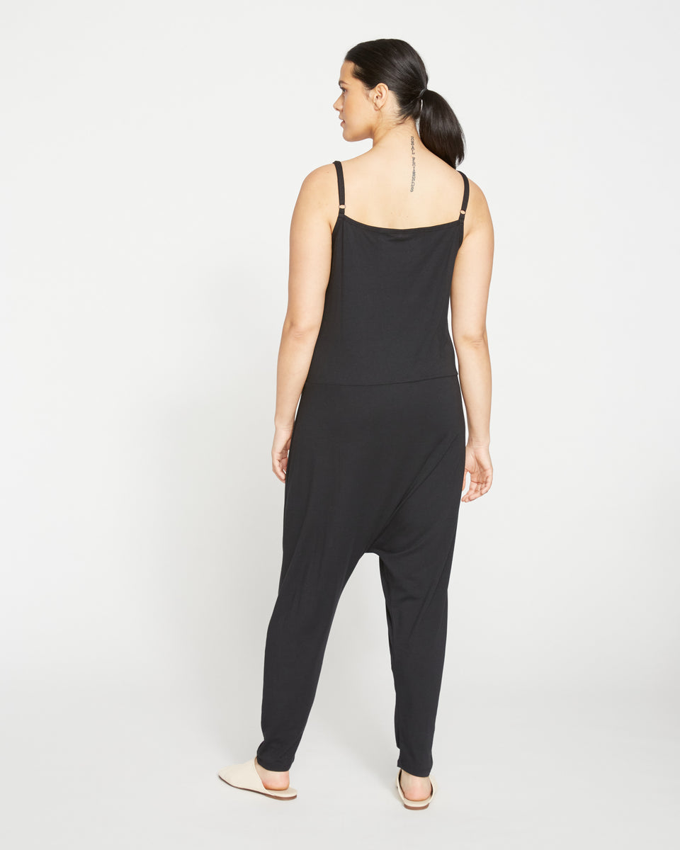 Jackson Sleeveless Jumpsuit - Black Zoom image 4