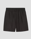 Juniper Linen Easy Pull-On Shorts - Black thumbnail 0