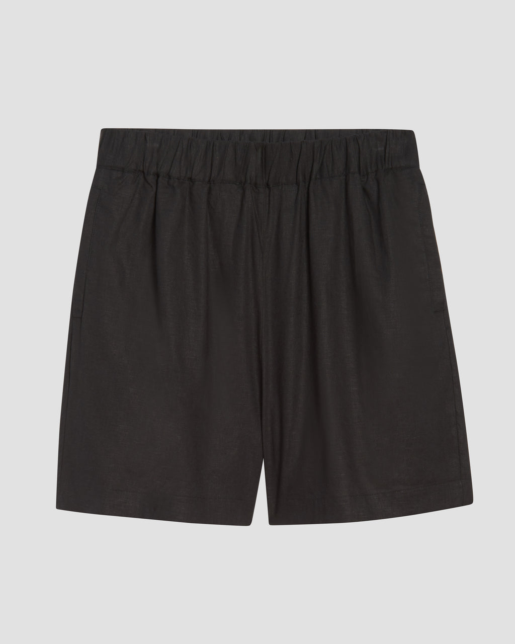 Juniper Linen Easy Pull-On Shorts - Black - image 0