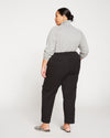 Karlee Stretch Cotton Twill Cargo Pants - Black thumbnail 4