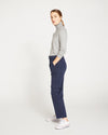 Karlee Stretch Cotton Twill Cargo Pants - Navy thumbnail 3