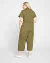 Kate Stretch Cotton Twill Jumpsuit - Ivy thumbnail 3