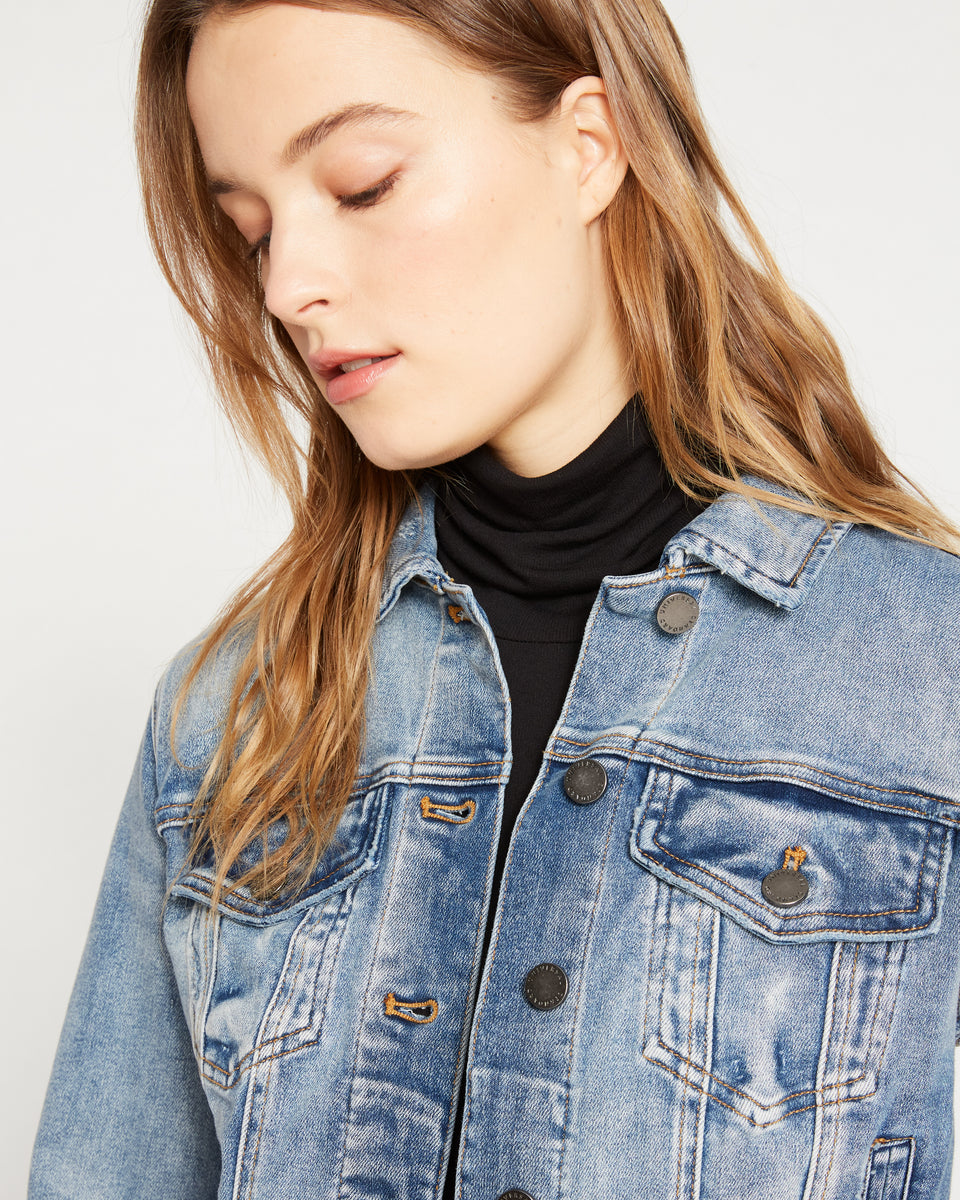 Kelsey Denim Jacket - Light Blue Zoom image 2