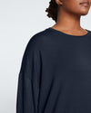 Classic Light Terry Sweatshirt - Navy thumbnail 2