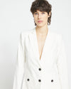 Coastal Linen Blazer - White thumbnail 2