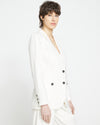 Coastal Linen Blazer - White thumbnail 3