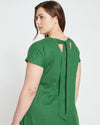 Louvre Bow Back Linen Dress - Jardin thumbnail 1