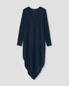 Iconic Long Sleeve V-Neck Geneva Dress - Navy thumbnail 2