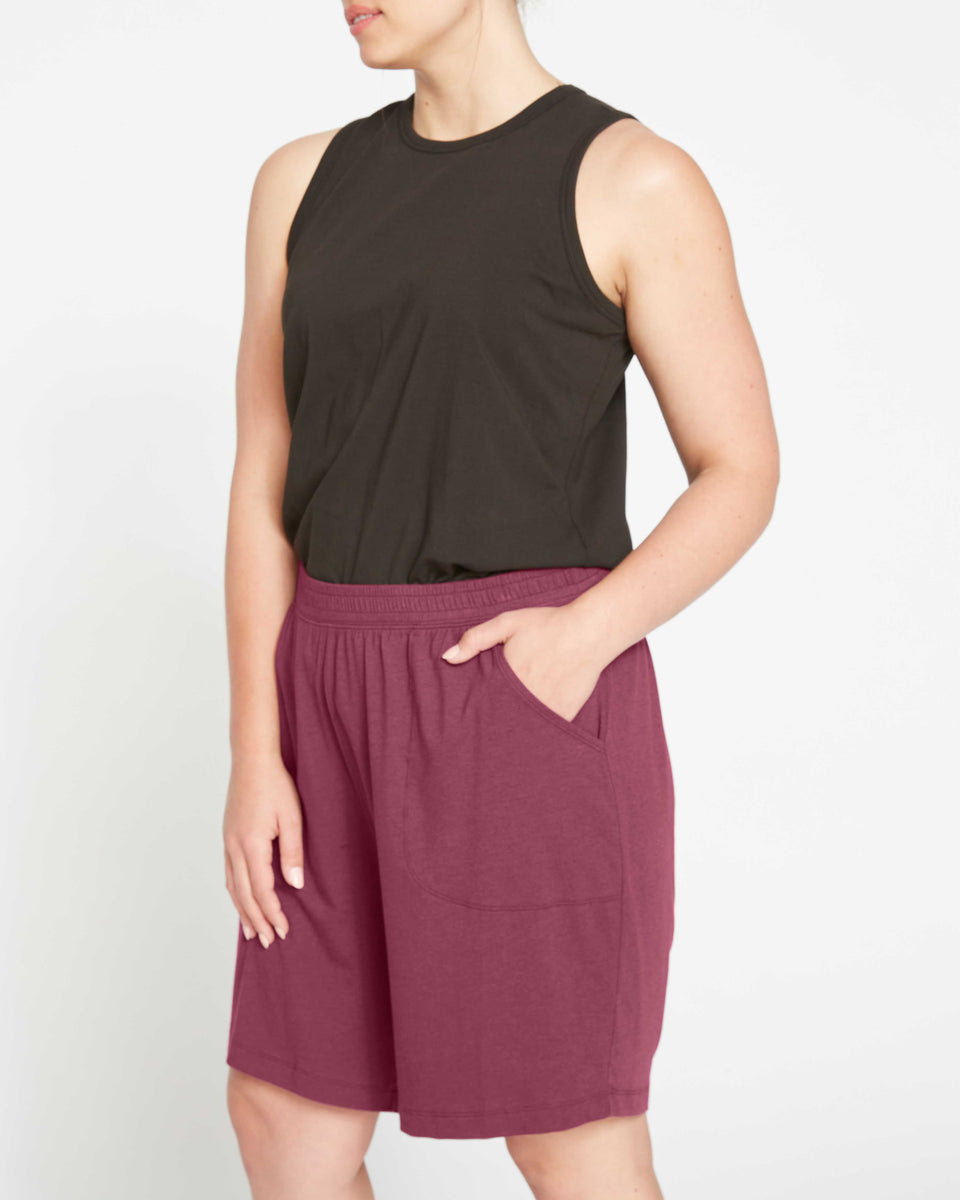 Lorelai Lounge Shorts - Plum Zoom image 2