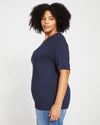 Maia Stovepipe Sleeve Tee - Midnight thumbnail 2