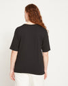 Maia Stovepipe Sleeve Tee - Black thumbnail 4