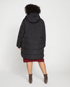 Matterhorn Mid Hooded Puffer - Black thumbnail 3