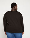 Classic Light Terry Meridian Zip Pullover - Black thumbnail 3