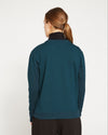 Classic Light Terry Meridian Zip Pullover - Deep Sea thumbnail 3