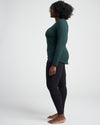 Mia Long Sleeve Movement Tee - Forest Green thumbnail 2