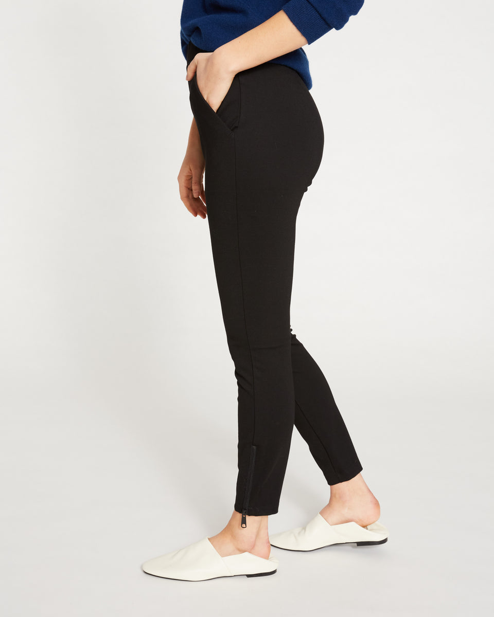 Moro Pocket Signature Ponte Pants - Black Zoom image 4