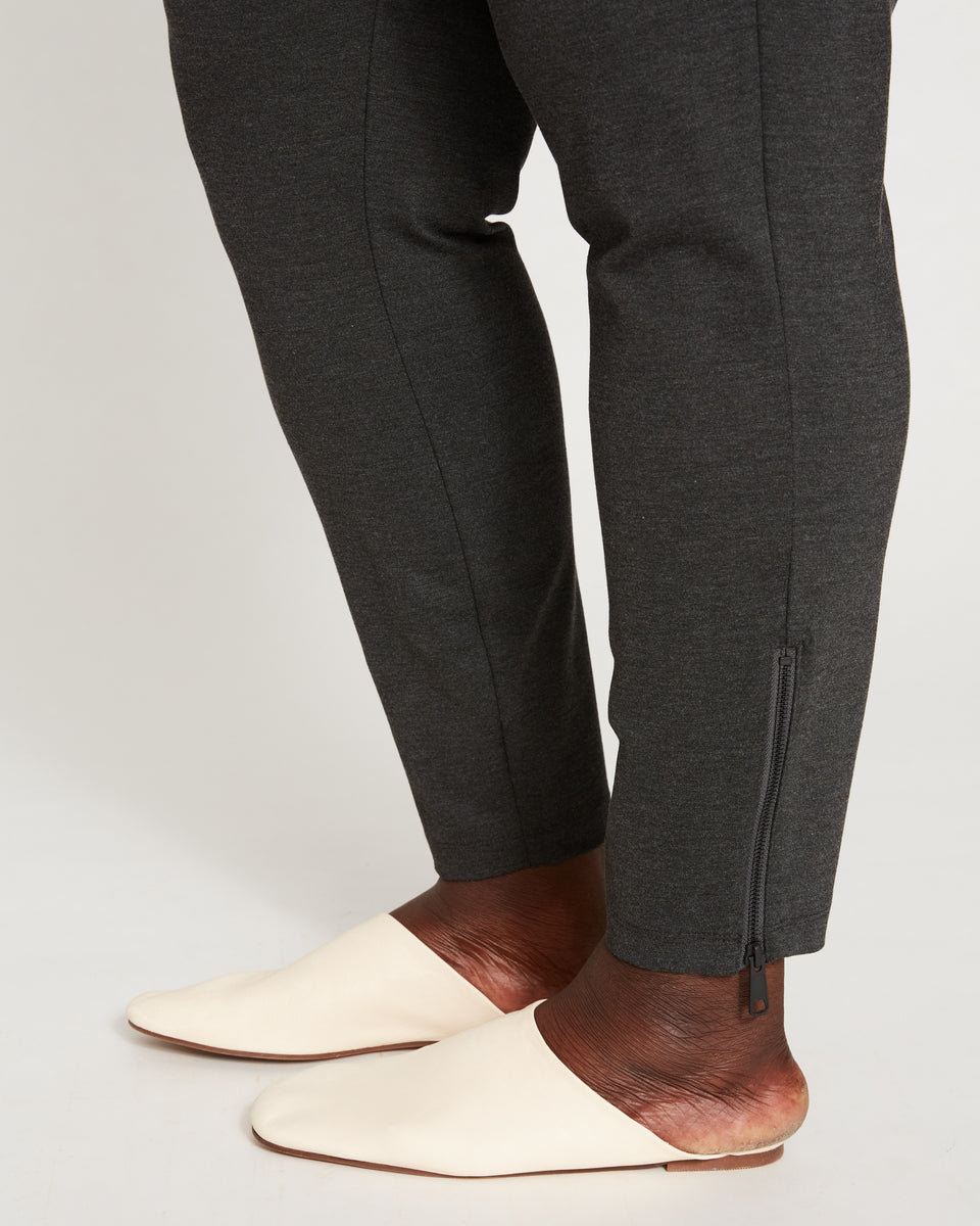 Moro Pocket Signature Ponte Pants - Charcoal Zoom image 1