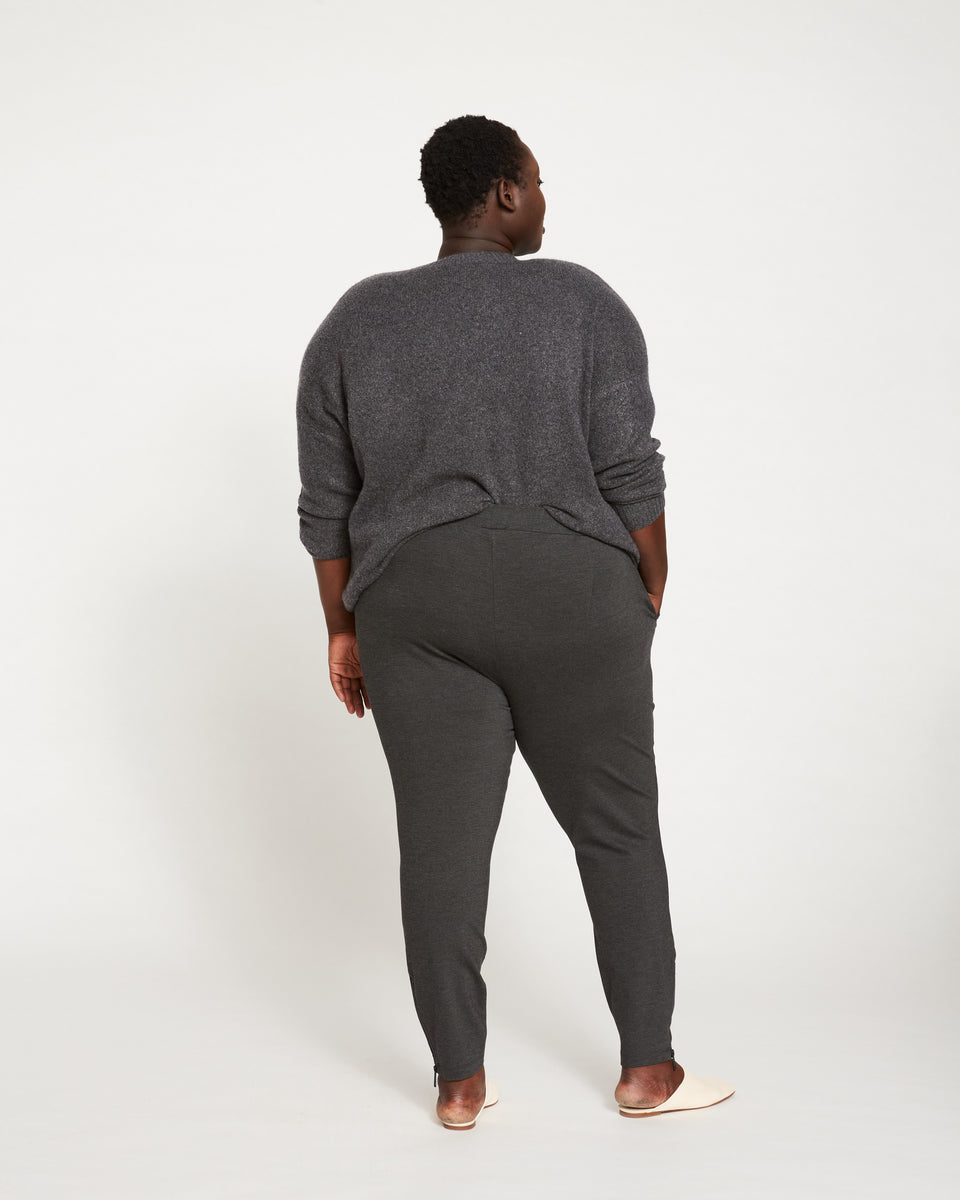 Moro Pocket Signature Ponte Pants - Charcoal Zoom image 5