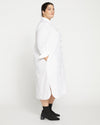 Odeon Stretch Poplin Shirtdress - White thumbnail 3