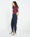 Luxe Laid-Back Ponte Joggers - Navy thumbnail 2