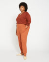 Luxe Laid-Back Ponte Joggers - Ginger thumbnail 0