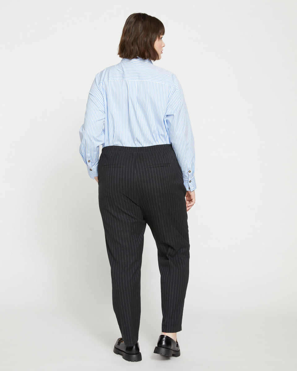 The Pinstripe Pant - Graphite Zoom image 8