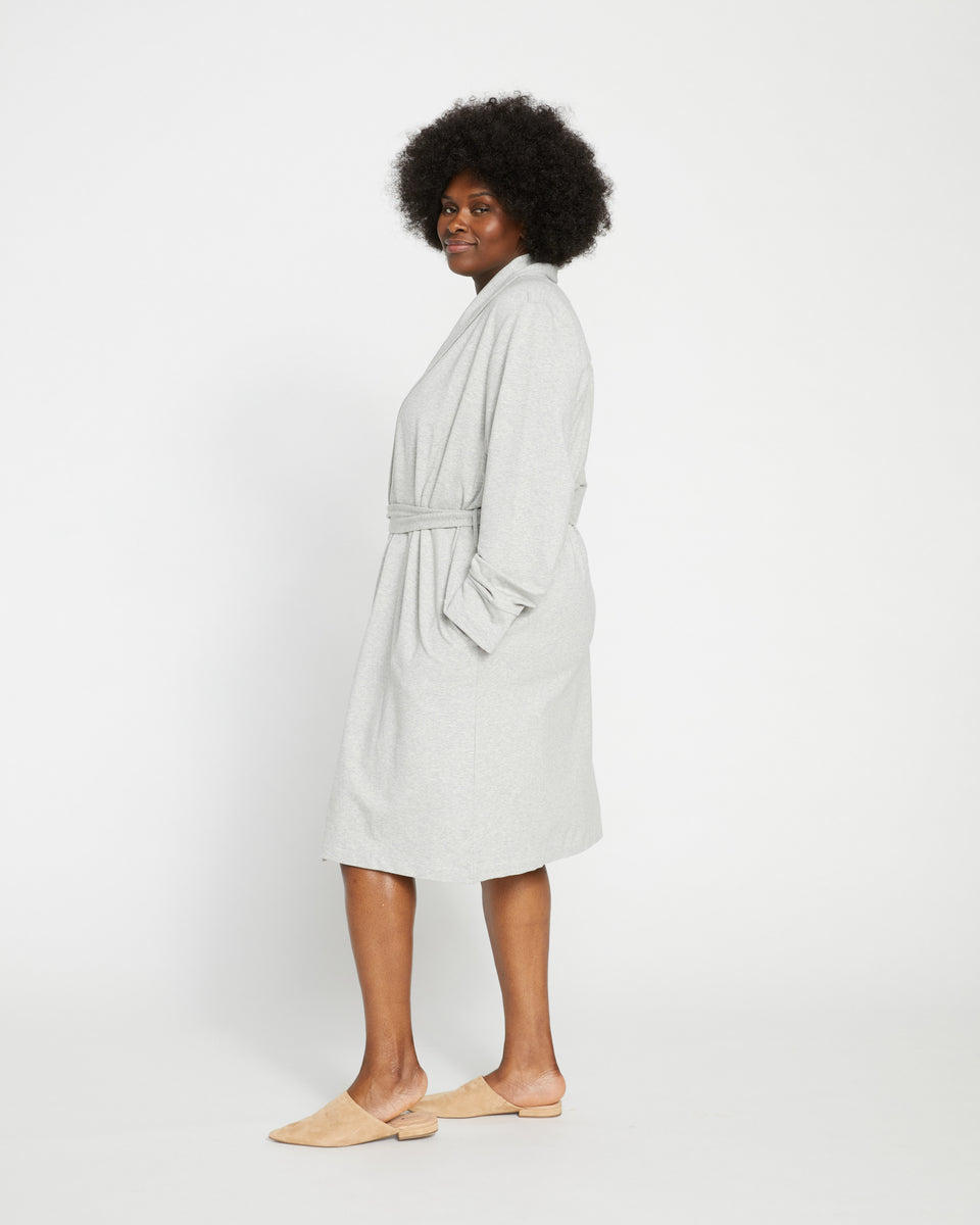 Rachele Lounge Robe - Heather Grey Zoom image 2