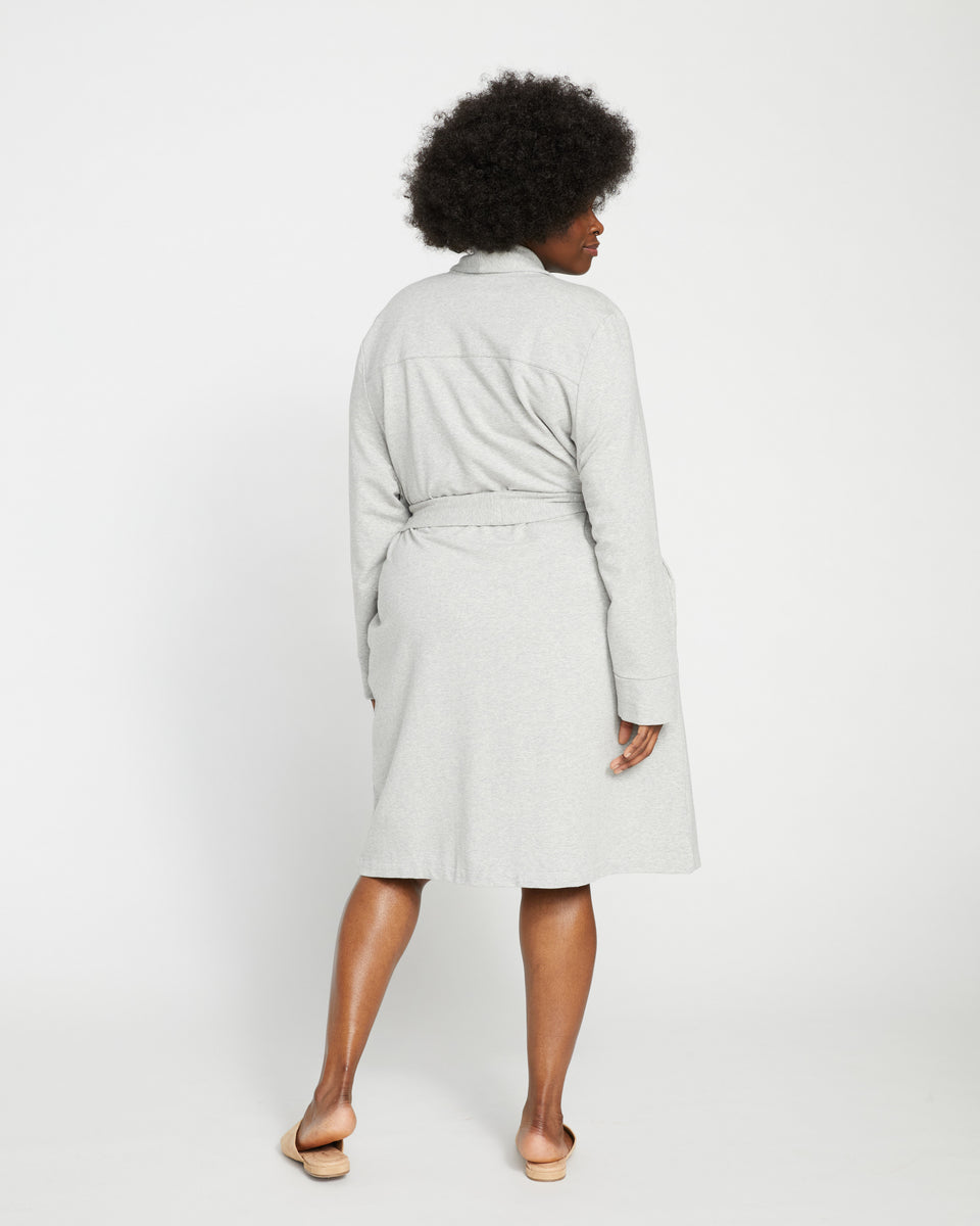 Rachele Lounge Robe - Heather Grey Zoom image 3