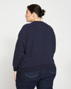 Peachy Terry Side Zip Pullover - Midnight thumbnail 3