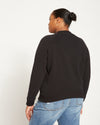 Peachy Terry Side Zip Pullover - Black thumbnail 4