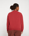 Peachy Terry Side Zip Pullover - Red Dahlia thumbnail 3