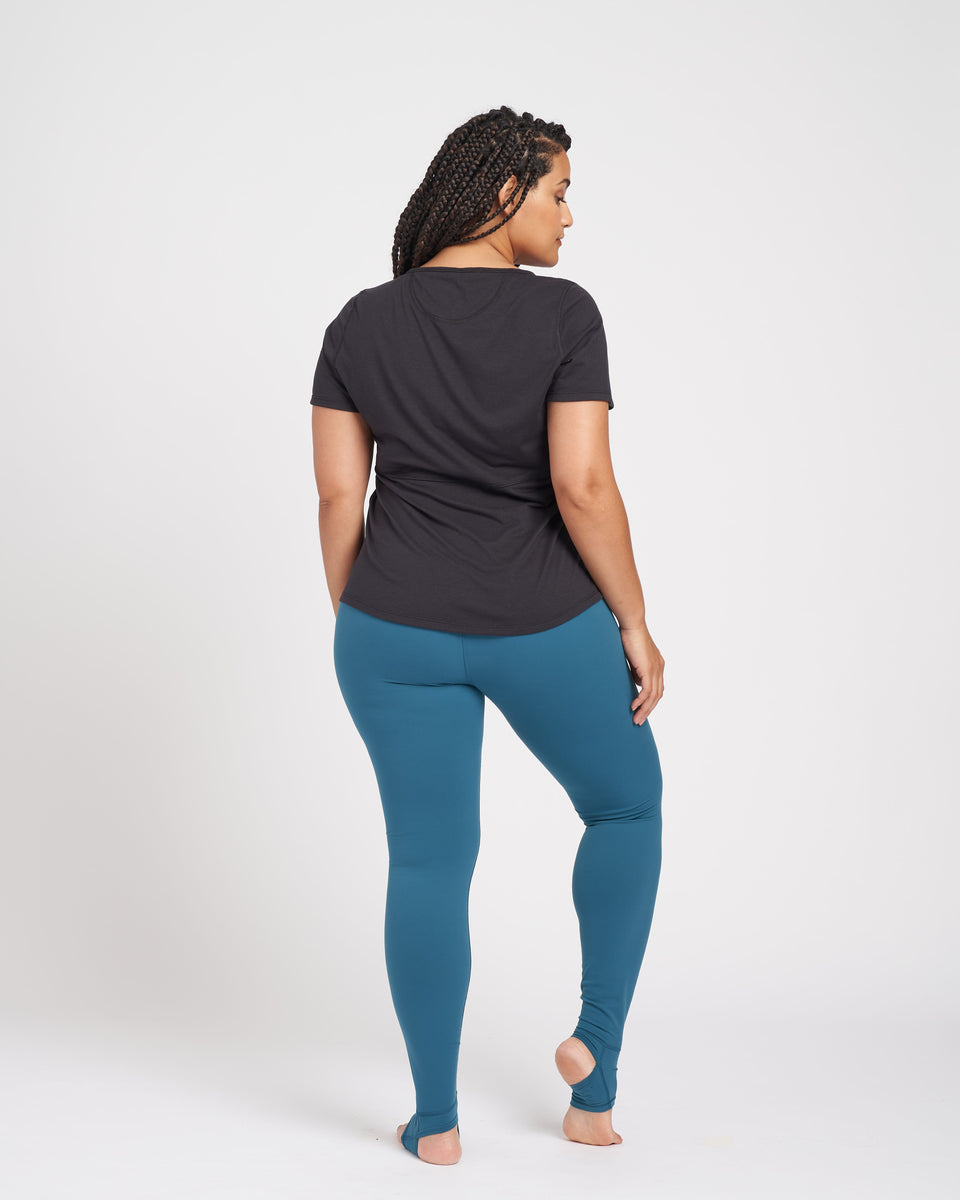 Ronda Stirrup Legging - Deep Teal Zoom image 4