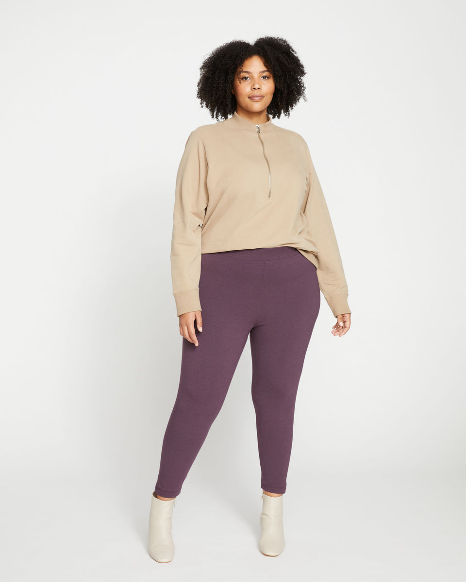 Roya Cropped Leggings 23 Inch - Faded Plum Zoom image 0