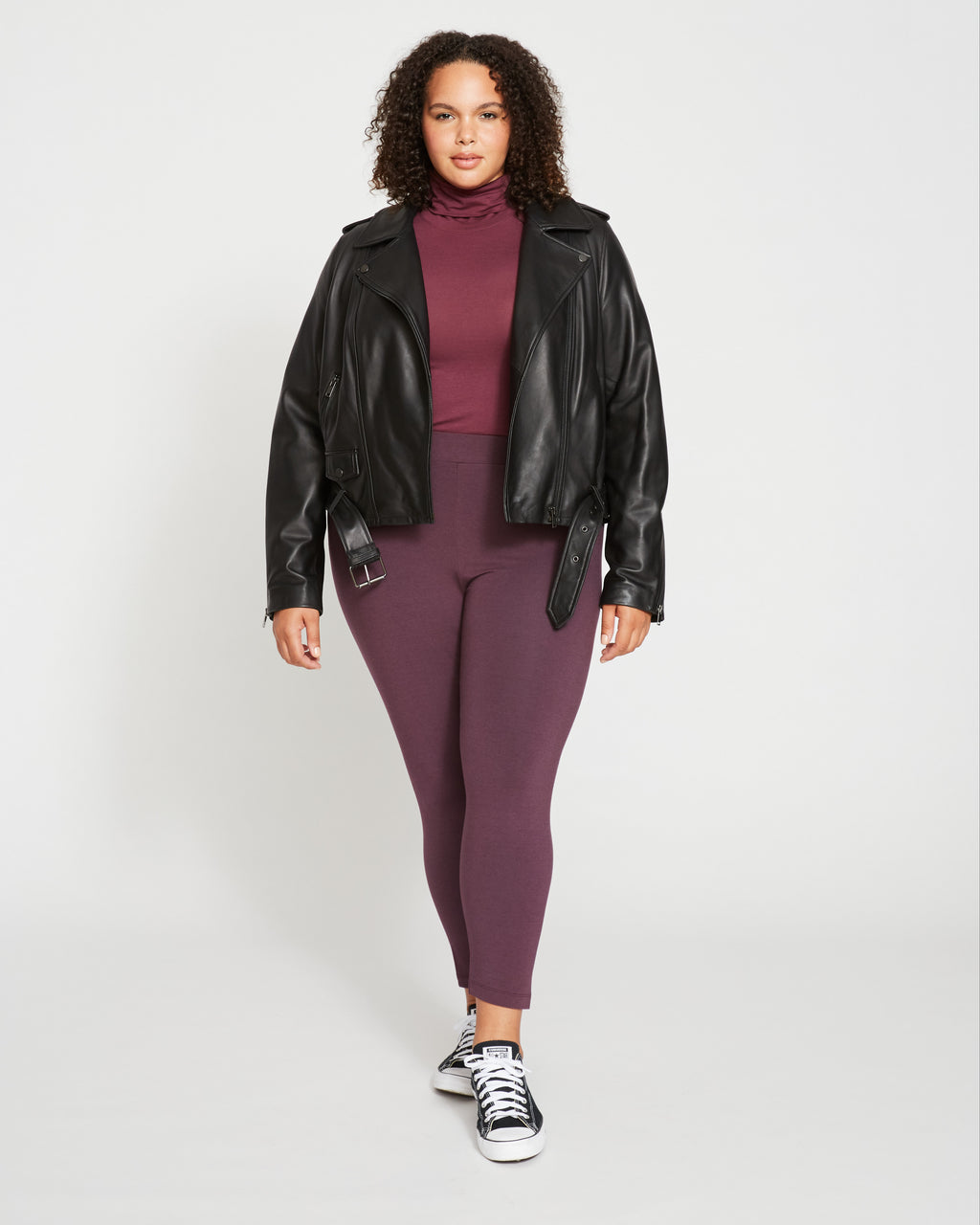 Roya Leggings 27 Inch - Faded Plum - image 1