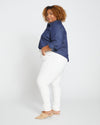 Seine High Rise Skinny Jeans 32 Inch - White thumbnail 8