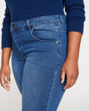 Seine Mid Rise Skinny Jeans 27 Inch - True Blue thumbnail 3